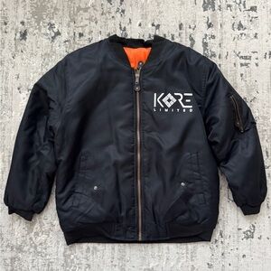 NWOT KORE LIMITED Unisex Bomber Jacket M